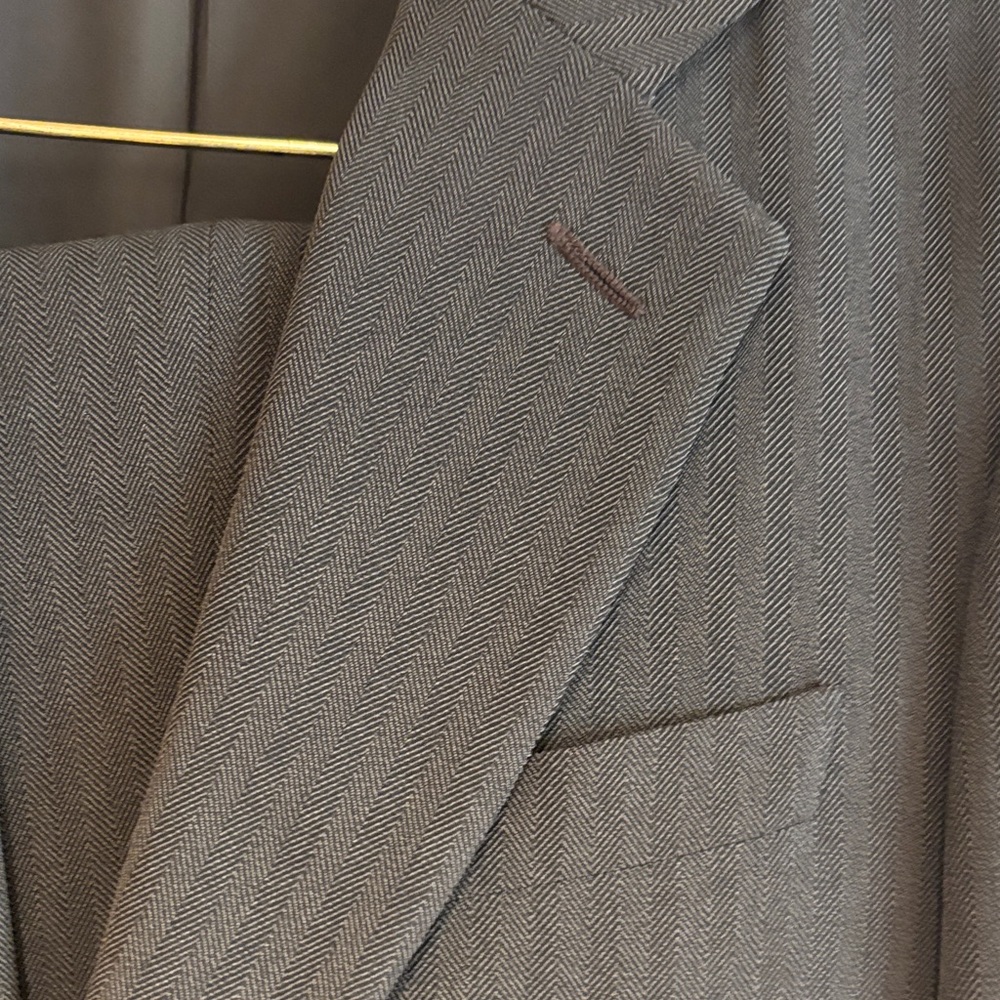 Armani Collezioni elegant Black Men's Suit 38R - Picture 5 of 11